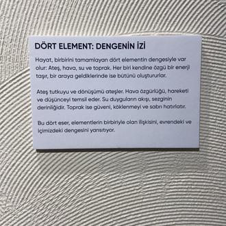 DÖRT ELEMENT: DENGENİN İZİ