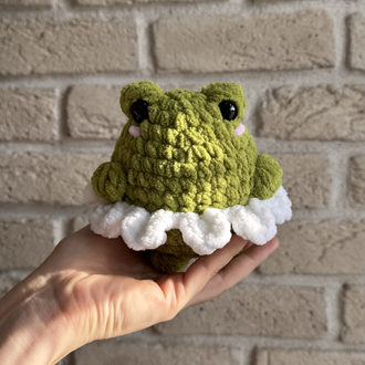 Peluş Çiçekli Kurbağa