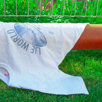  LIE WORLD - Oversize Vintage Limited Edition Tişört