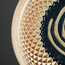 Krem-Siyah Tıraş Kasesi, 3D Baskı, İçi Reçine Kaplı, Spiral Tabanlı (120 mm)
