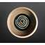 Krem-Siyah Tıraş Kasesi, 3D Baskı, İçi Reçine Kaplı, Spiral Tabanlı (120 mm)