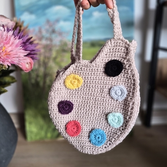 Artist Palette Crochet Pattern (PDF)  | İngilizce Örgü Tarifi