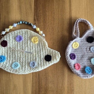 Artist Palette Crochet Pattern (PDF)  | İngilizce Örgü Tarifi