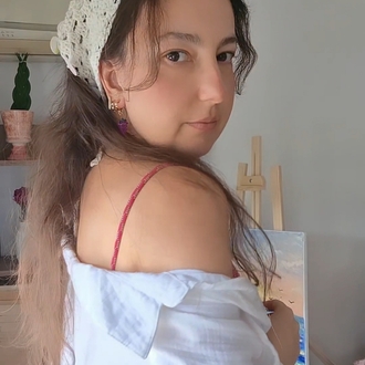 Sedef Pul Detaylı Boho Bandana