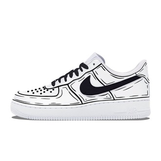Black Sketch Sneaker