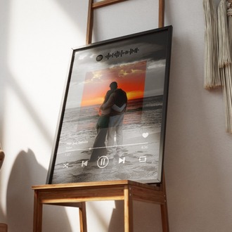 Sevgiliye Özel Spotify Konsept Aşk Posteri