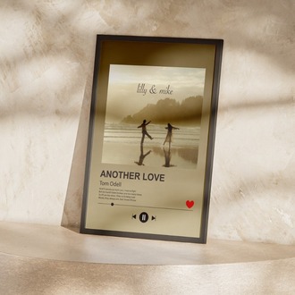 Sevgiliye Özel Spotify Konsept Aşk Posteri