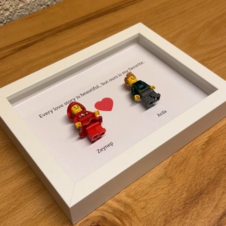 Sevgililer Günü’ne Özel Kişiye Özel LEGO Çerçeve