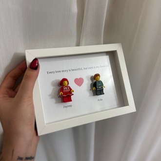 Sevgililer Günü’ne Özel Kişiye Özel LEGO Çerçeve