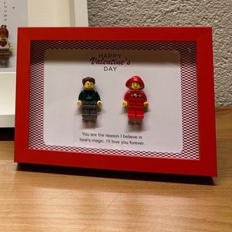 Sevgililer Günü’ne Özel Kişiye Özel LEGO Çerçeve