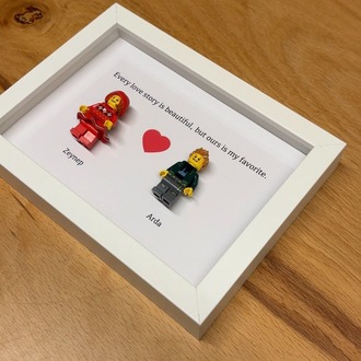 Sevgililer Günü’ne Özel Kişiye Özel LEGO Çerçeve