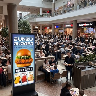 LEDBOX "Şarjlı,Taşınabilir, Işıklı, Çift Yönlü, Titanium gövde" Mobil Dijital TABELA