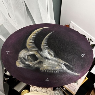 Ram’s Skull Painting