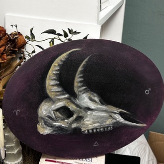 Ram’s Skull Painting