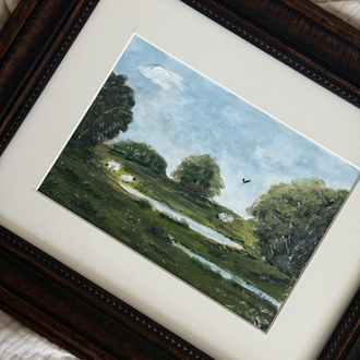 Meadow and the sheep