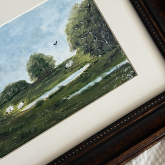 Meadow and the sheep