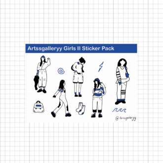 Girls II Sticker Pack 10 Adet