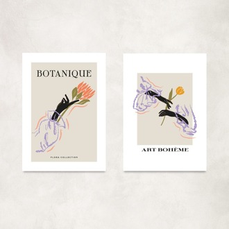 Botanique - İkili Poster Seti