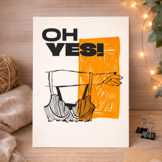 OH YES! – Modern Tipografi Poster
