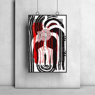 Surreal Art Print, Colorful Contemporary Wall Art, Signed Numbered Fine Art Print. Nobody In B. 2023