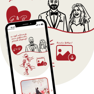 QR Masa Kartı - Kişiye Özel Tasarım -
