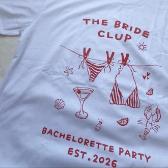THE BRIDE CLUP T-shirt