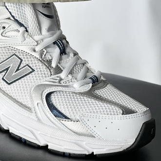 New Balance 530 White Silver Navy