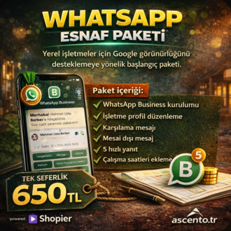 WhatsApp Esnaf Paketi