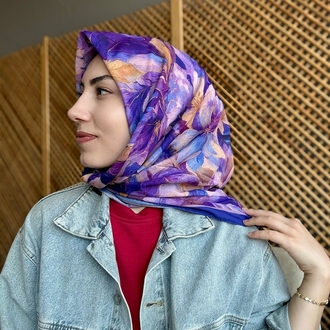 AURA DESEN ORGANİK EŞARP