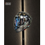 SWAY 867 Kask BULLET Silver Vizörlü İridyum Edition