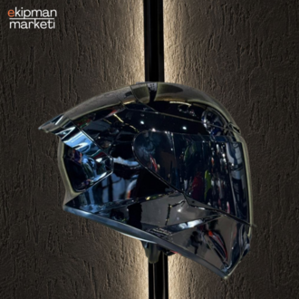 R2 Gloss Black Motosiklet Kask ( Şeffaf Vizör ) Hediye