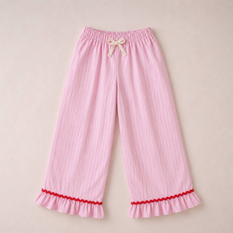 Fistolu Pantolon Pembe 