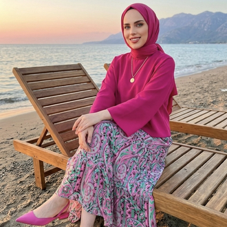 Manolya Etek & Bluz Takım 