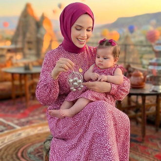 Çilek Anne & Kız Kombin