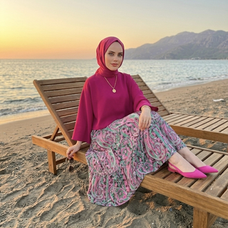 Manolya Etek & Bluz Takım 