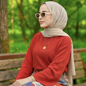 Nar Çiçeği Etek & Bluz Takım
