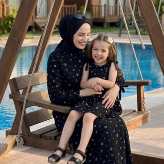 Papatya Falı Anne & Kız Kombin