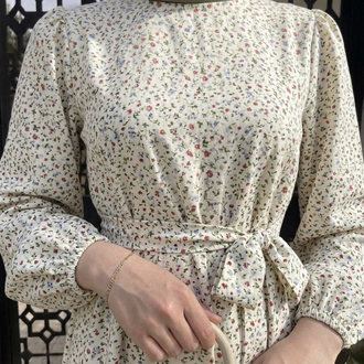 Krem Çıtır Dress
