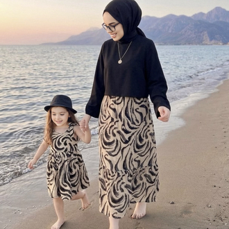 Siyah Kuğu Anne & Kız Kombin