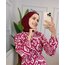 Fuşya Etnik Dress