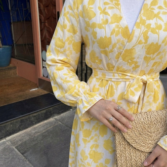 Limon Çiçeği Kimono