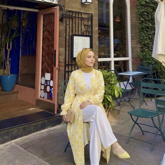Limon Çiçeği Kimono