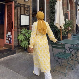 Limon Çiçeği Kimono