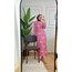 Fuşya Etnik Dress