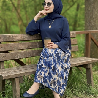 Laci Mossa Etek & Bluz Takım 