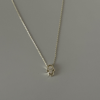 Özel seri taşlı hamsa kolye ( 45 cm ) 