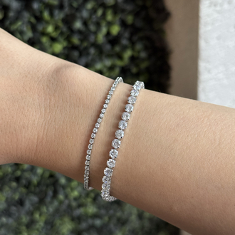 Xuping 3 mm su yolu Silver bileklik 