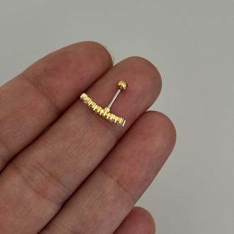 Çelik gold piercing