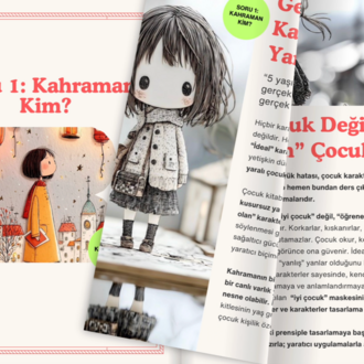 5 Anahtar Soruyla Çocuk Kitabını Yazmaya Başla | 90 Sayfa PDF Kitapçık 