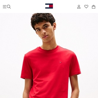 Tommy Hilfiger Bisiklet Yaka Tişört